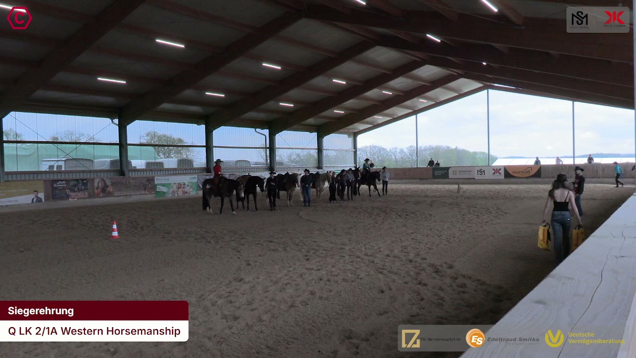 Siegerehrungs-Clip Q LK 2/1A Western Horsemanship