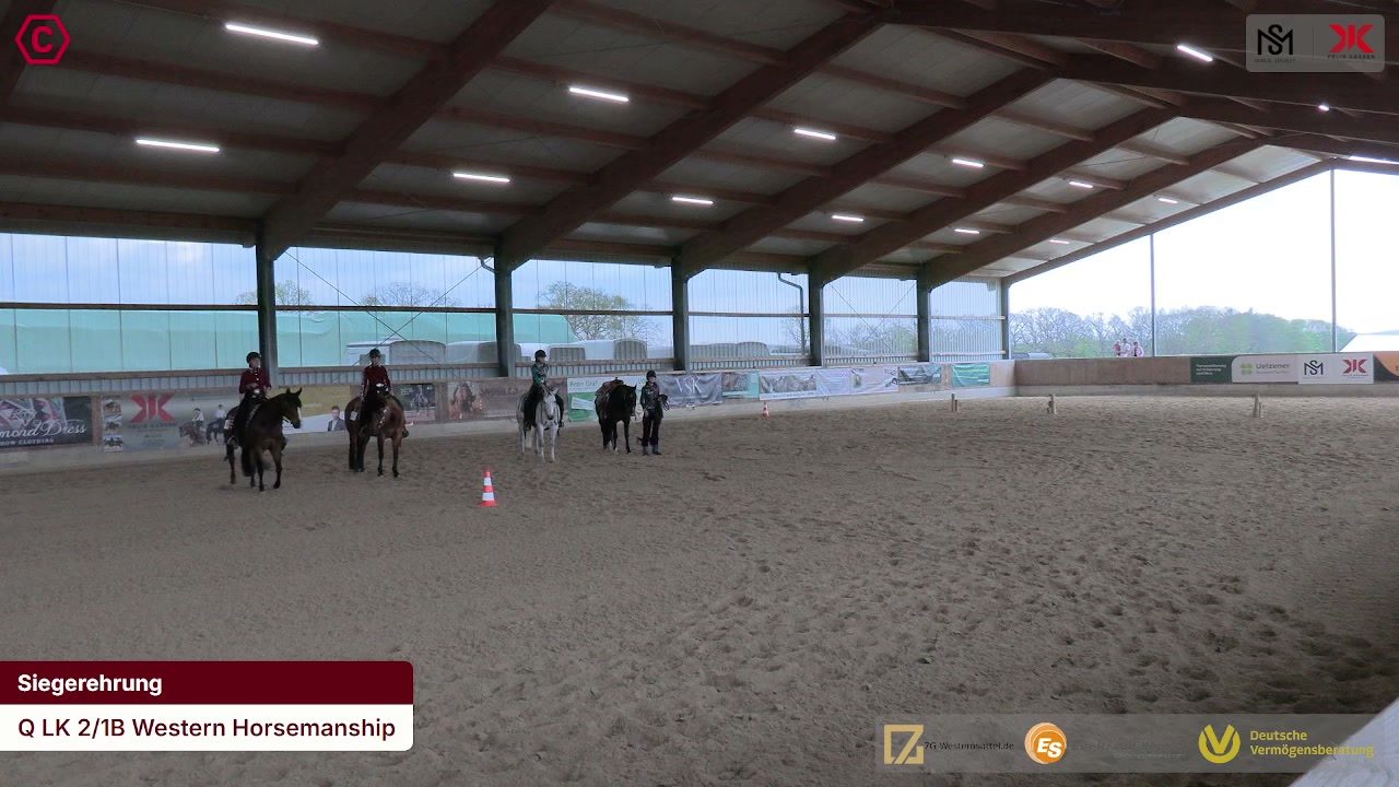 Siegerehrungs-Clip Q LK 2/1B Western Horsemanship