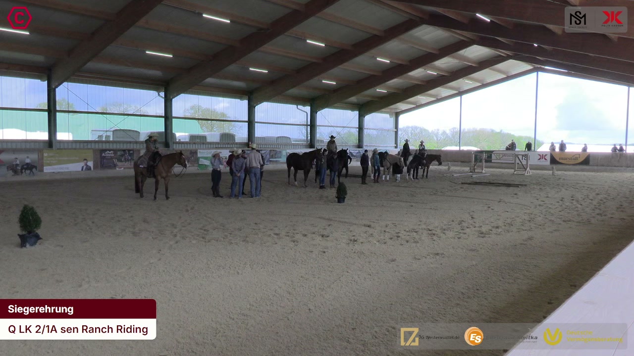 Siegerehrungs-Clip Q LK 2/1A sen Ranch Riding