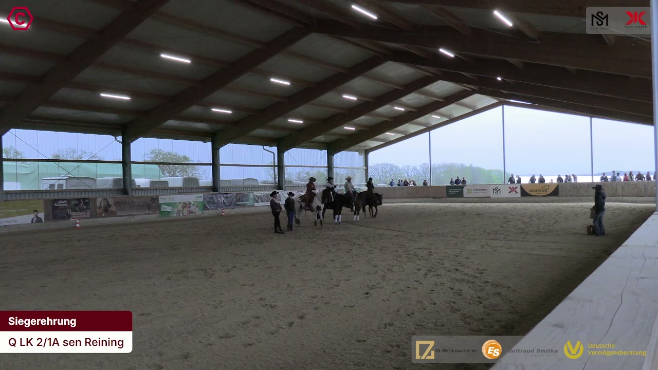 Siegerehrungs-Clip Q LK 2/1A sen Reining