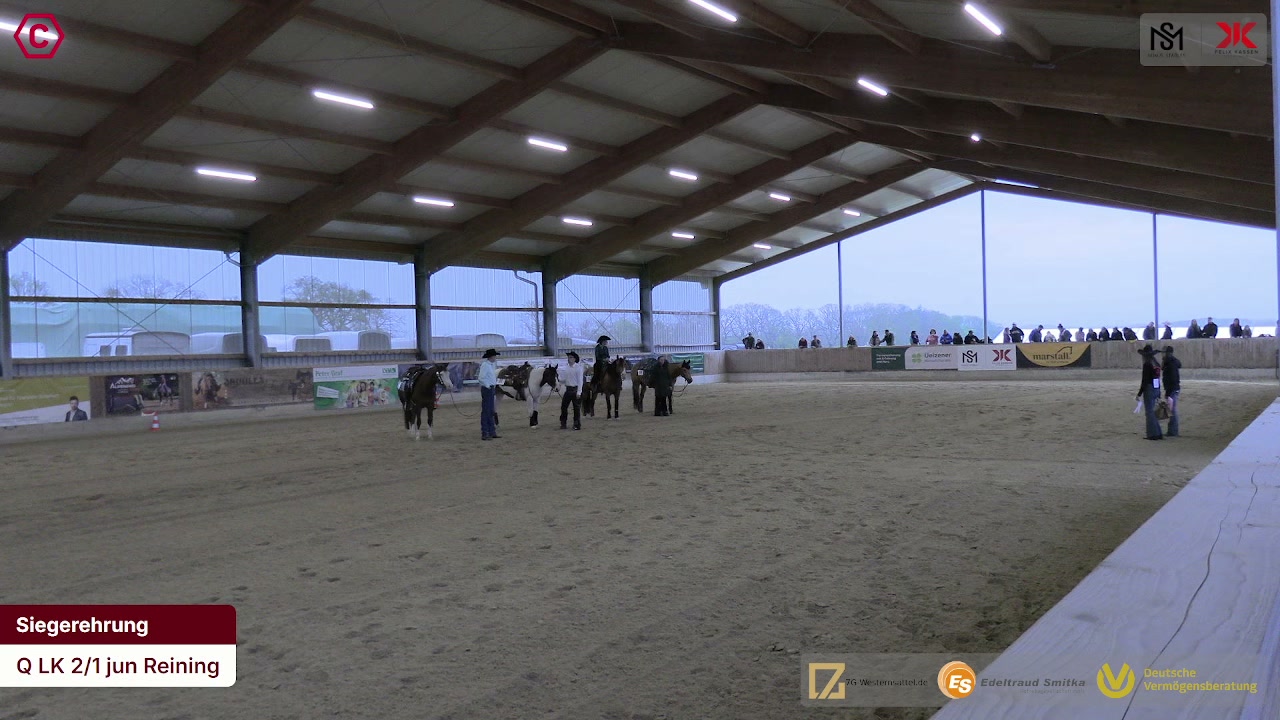 Siegerehrungs-Clip Q LK 2/1 jun Reining