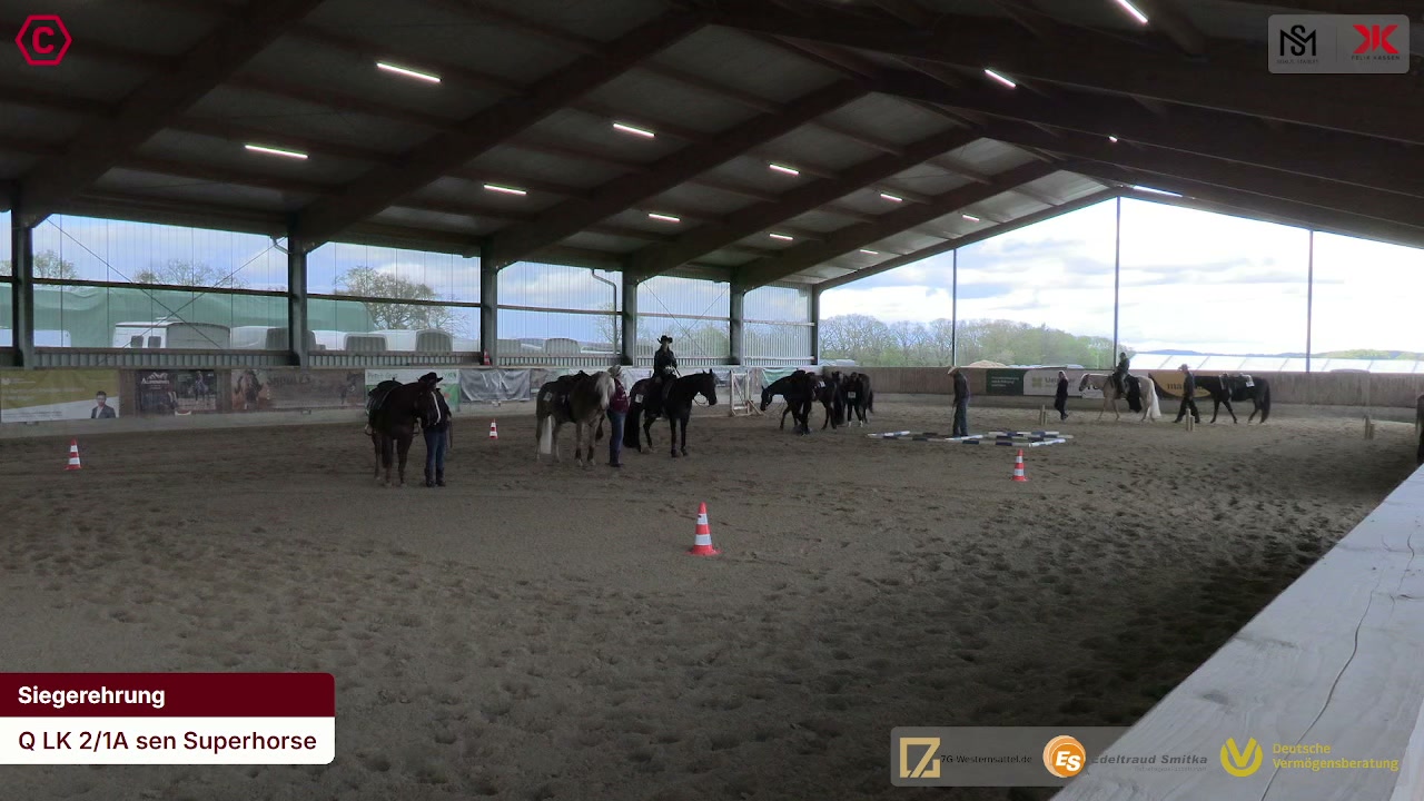 Siegerehrungs-Clip Q LK 2/1A sen Superhorse