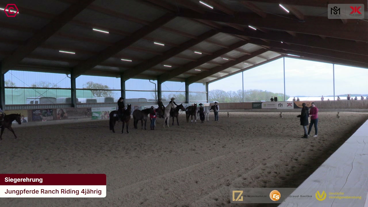 Siegerehrungs-Clip Jungpferde Ranch Riding 4jährig