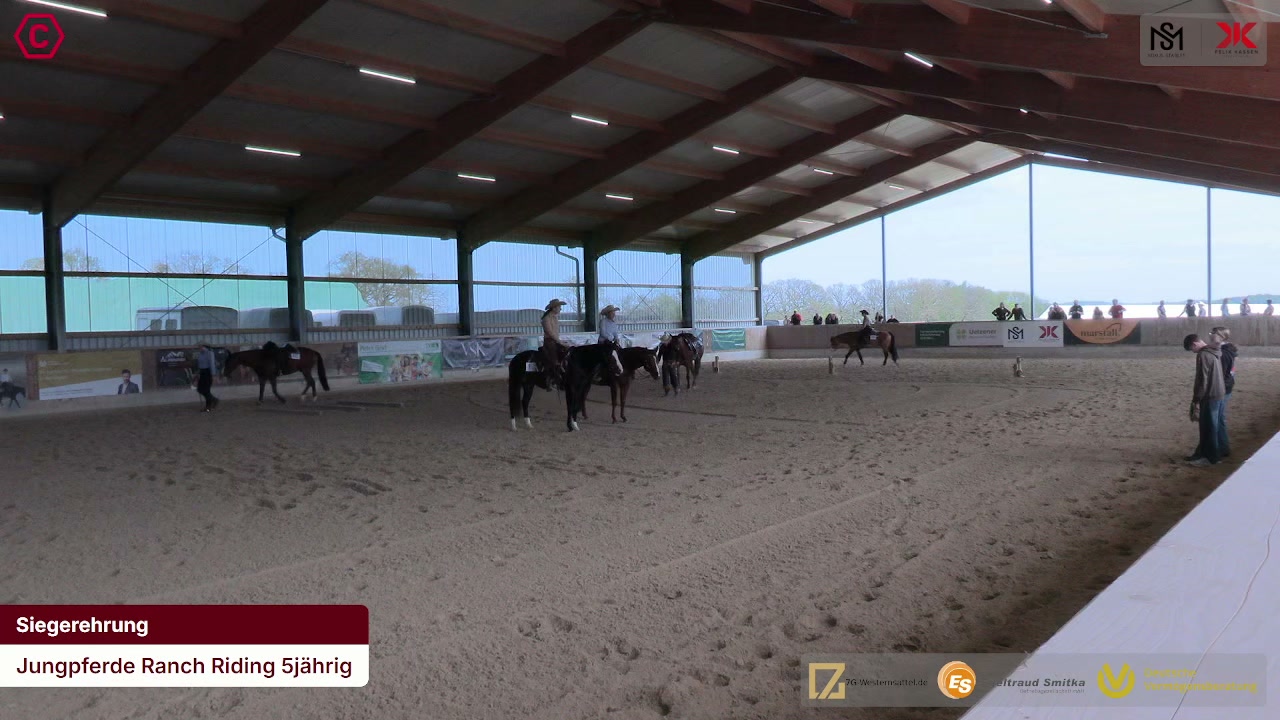 Siegerehrungs-Clip Jungpferde Ranch Riding 5jährig