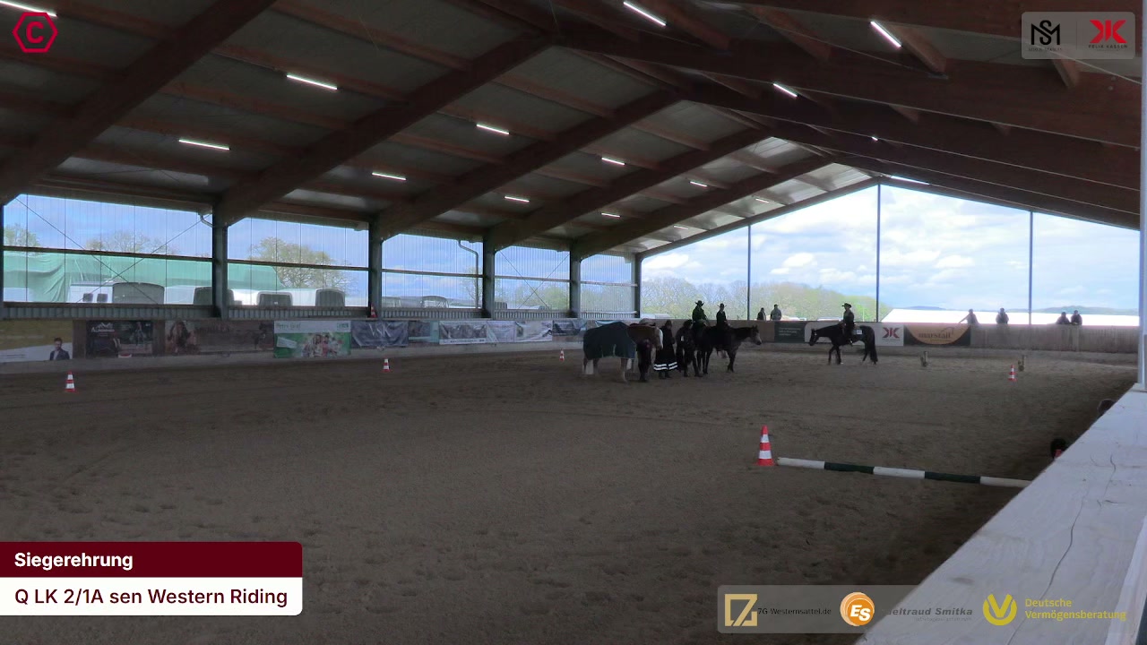 Siegerehrungs-Clip Q LK 2/1A sen Western Riding