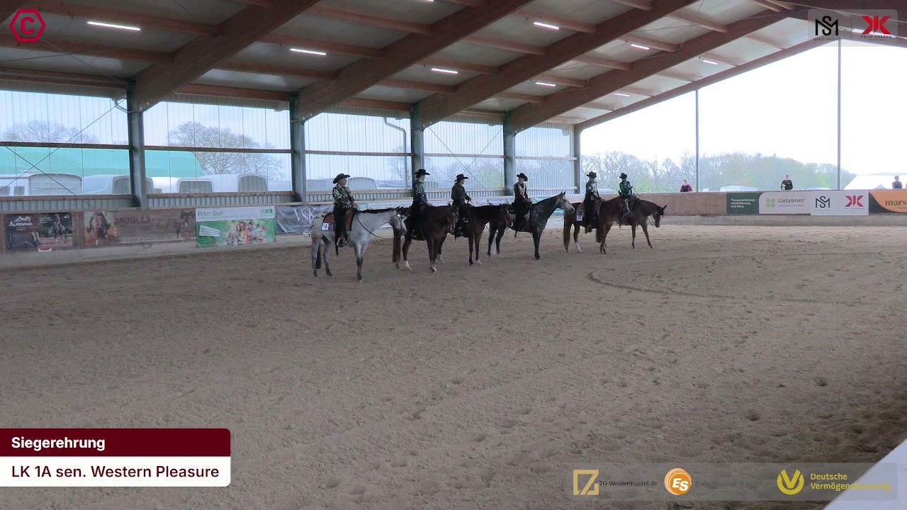 Siegerehrungs-Clip LK 1A sen. Western Pleasure