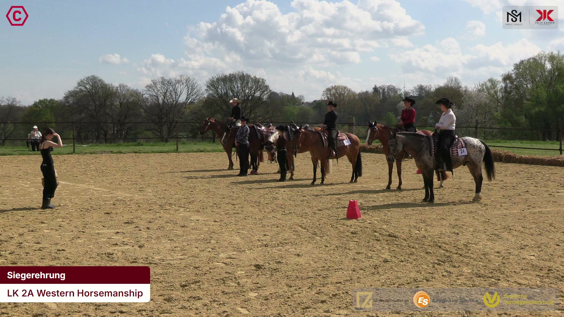Siegerehrungs-Clip LK 2A Western Horsemanship