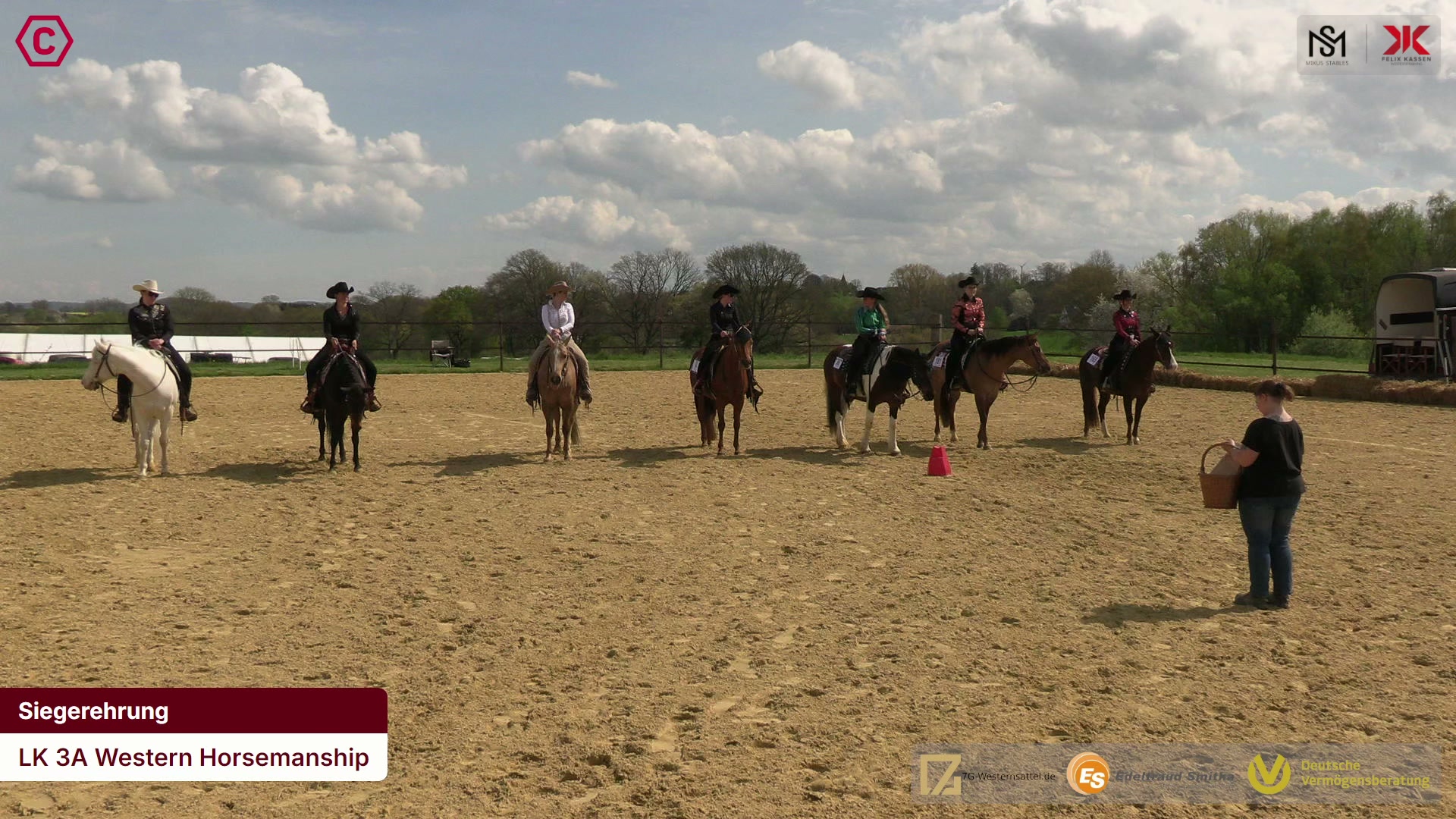 Siegerehrungs-Clip LK 3A Western Horsemanship