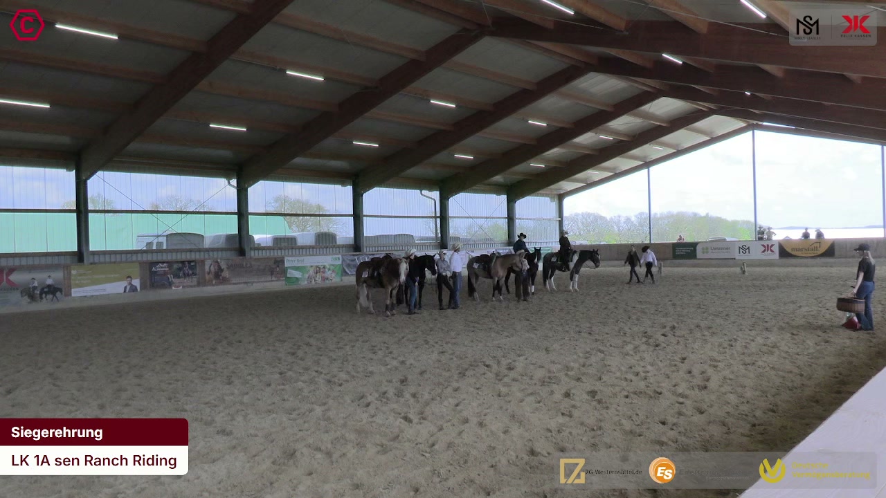 Siegerehrungs-Clip LK 1A sen Ranch Riding