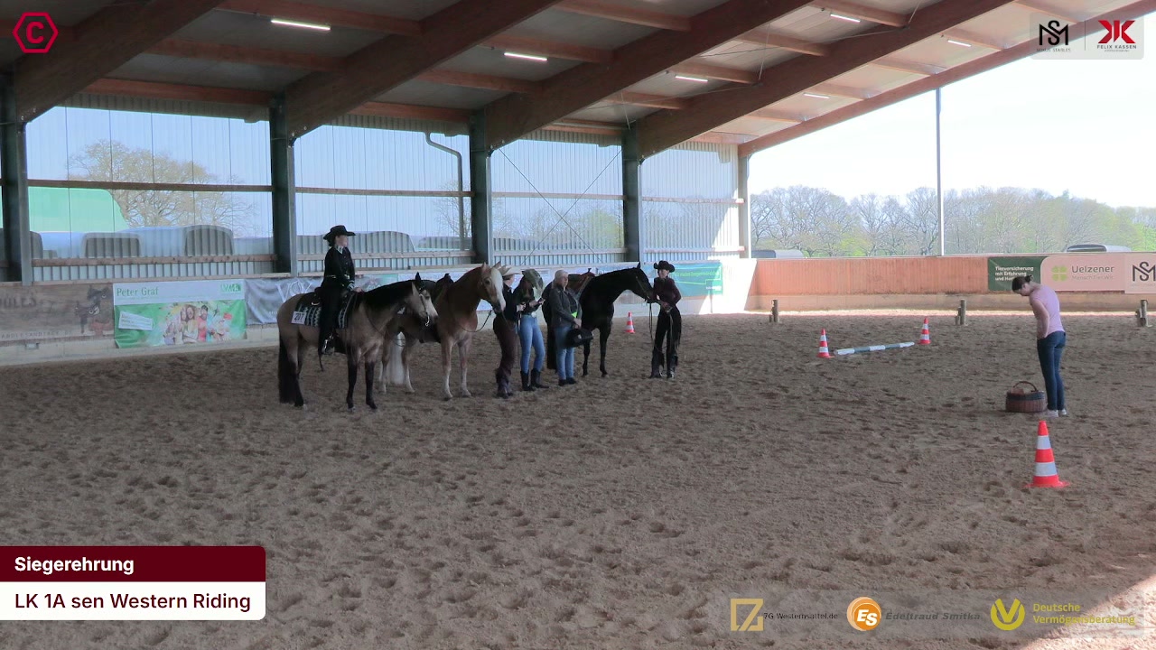 Siegerehrungs-Clip LK 1A sen Western Riding