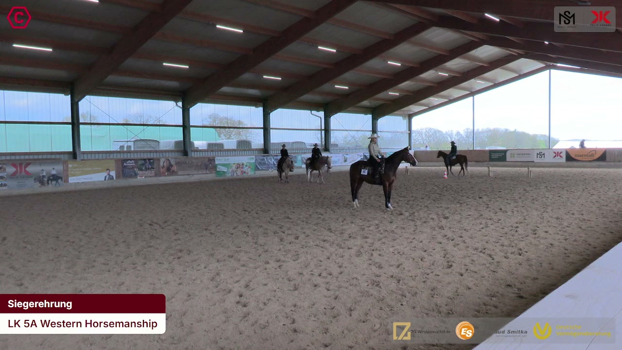 Siegerehrungs-Clip LK 5A Western Horsemanship