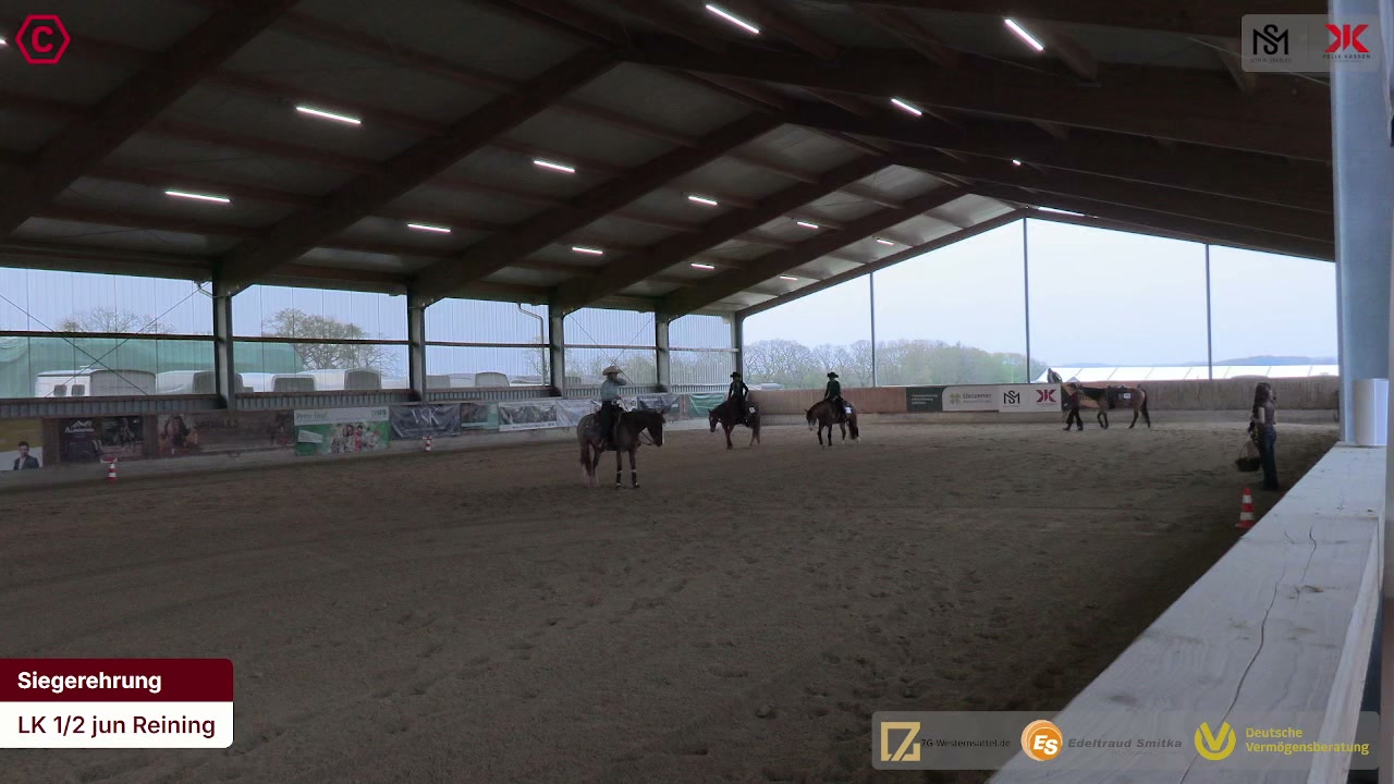 Siegerehrungs-Clip LK 1/2 jun Reining