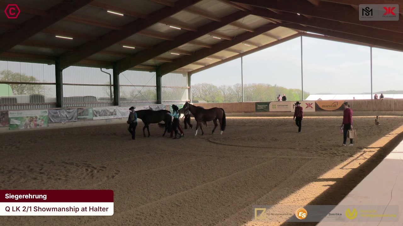 Siegerehrungs-Clip Q LK 2/1 Showmanship at Halter