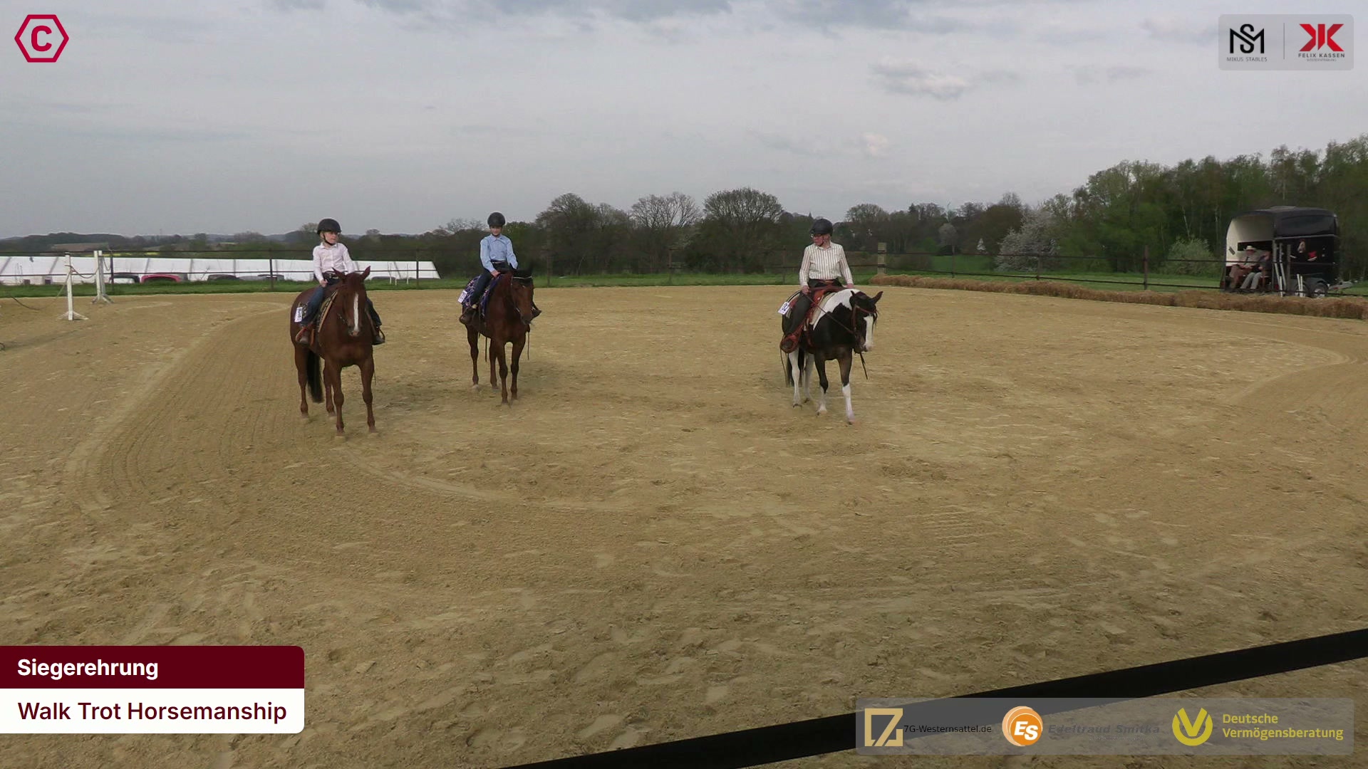 Siegerehrungs-Clip Walk Trot Horsemanship