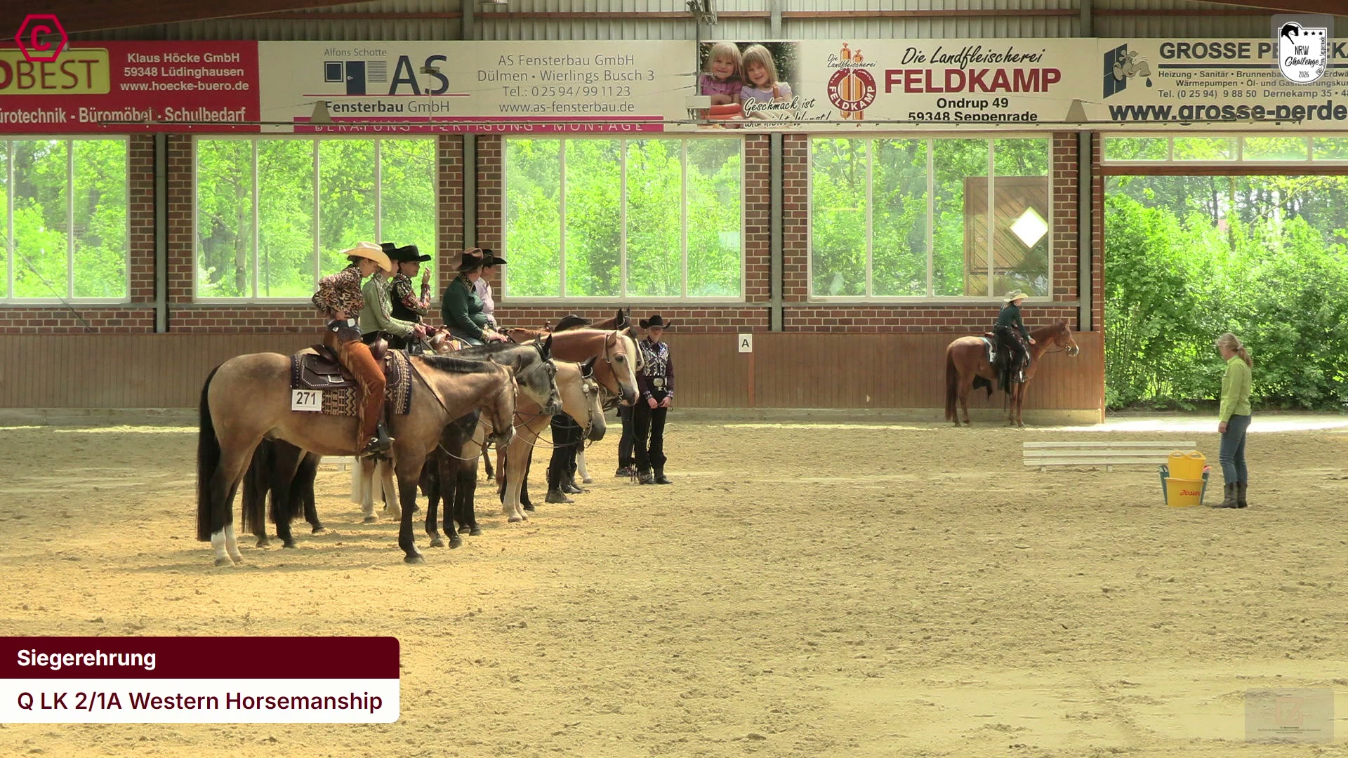 Siegerehrungs-Clip Q LK 2/1A Western Horsemanship