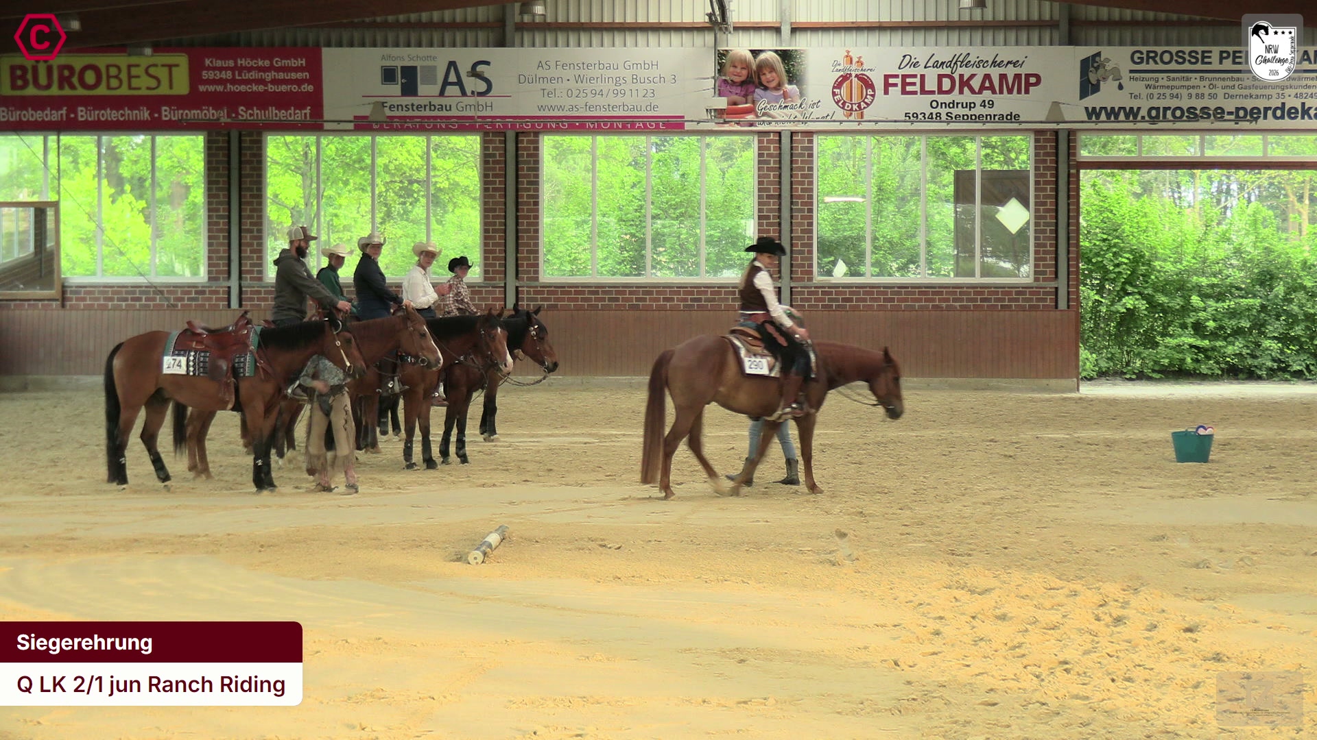 Siegerehrungs-Clip Q LK 2/1 jun Ranch Riding