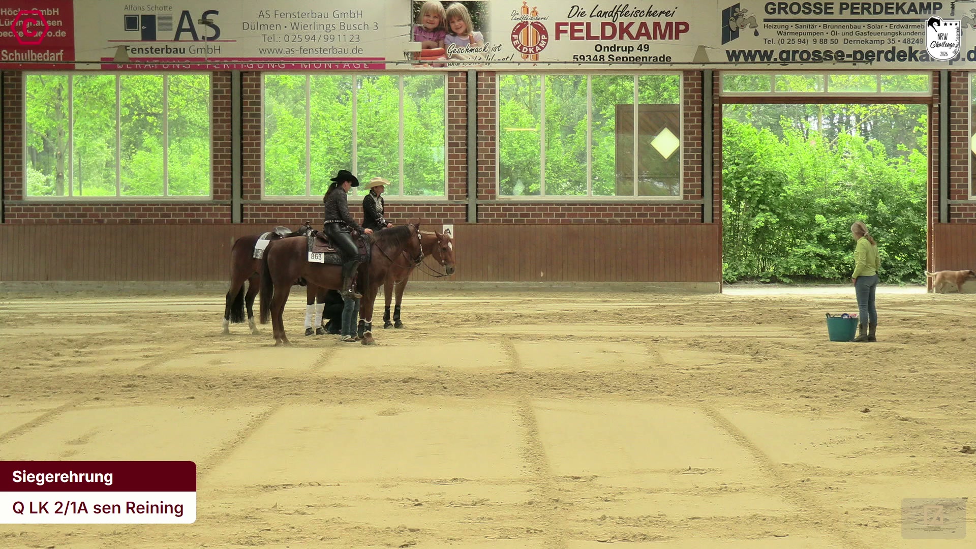 Siegerehrungs-Clip Q LK 2/1A sen Reining