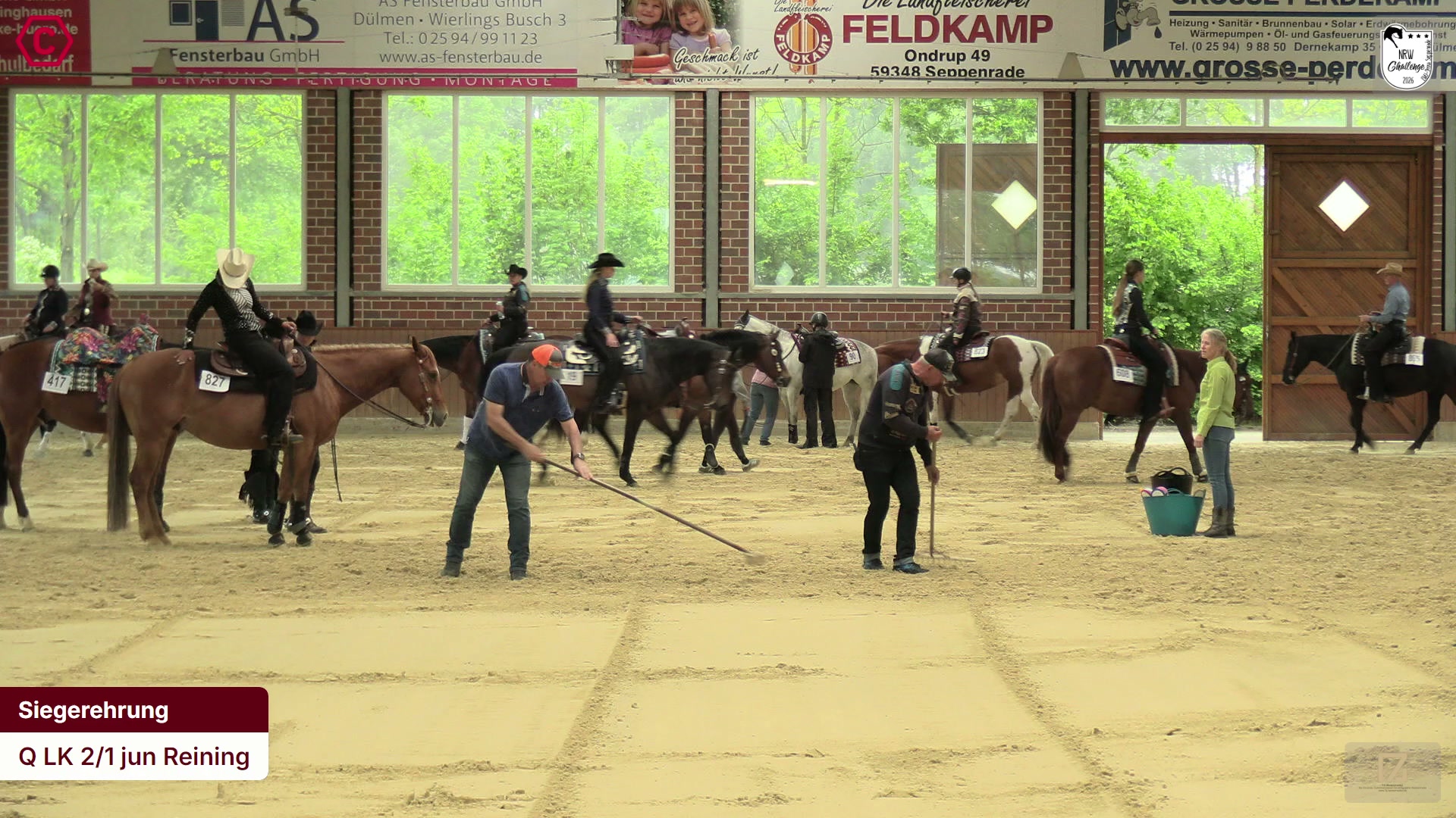 Siegerehrungs-Clip Q LK 2/1 jun Reining