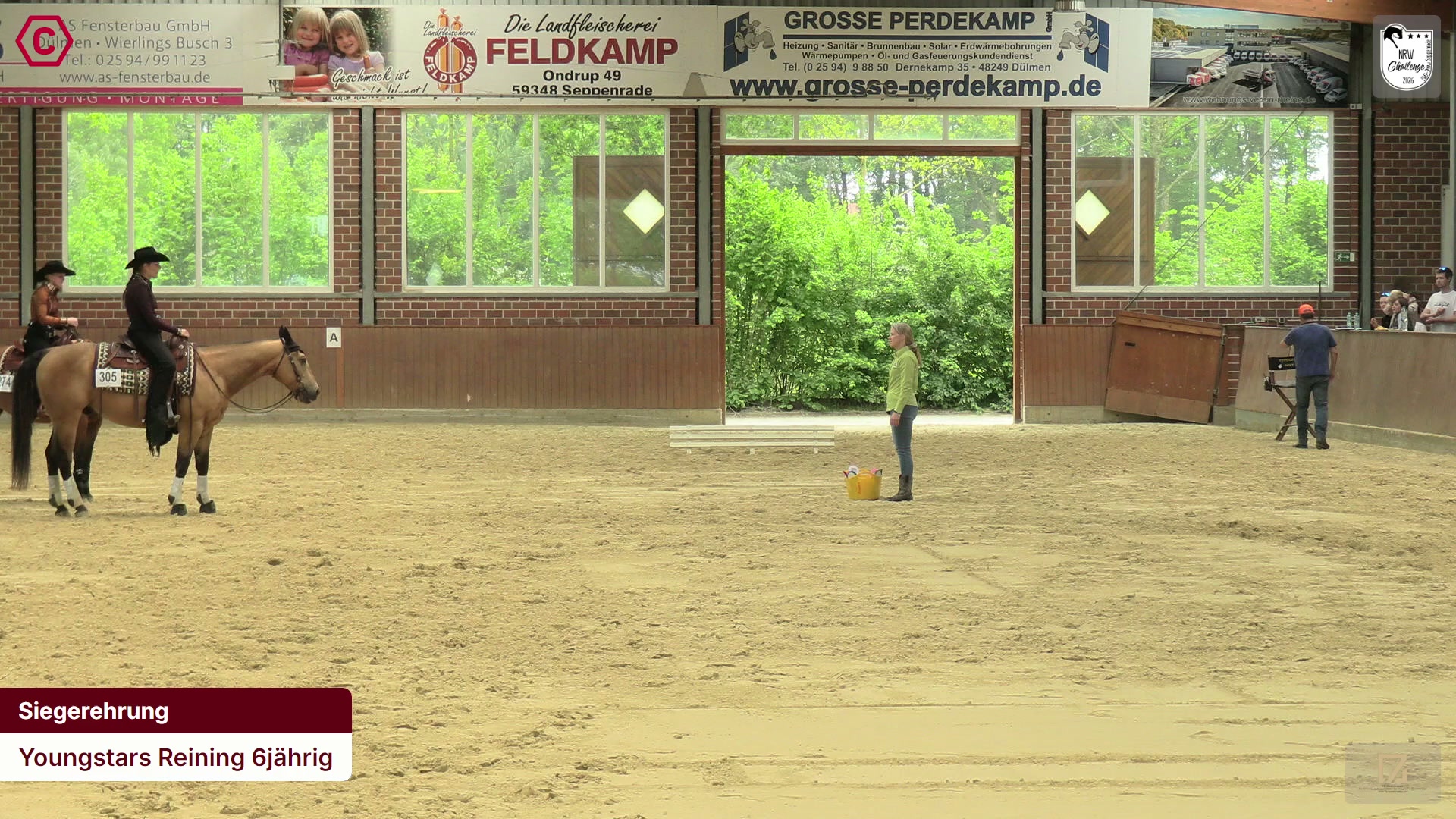 Siegerehrungs-Clip Youngstars Reining 6jährig