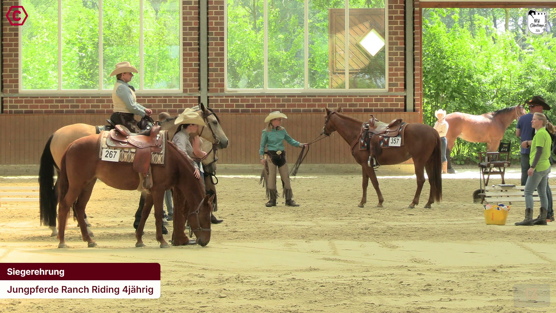 Siegerehrungs-Clip Jungpferde Ranch Riding 4jährig