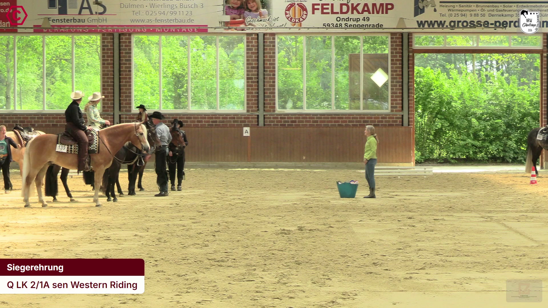 Siegerehrungs-Clip Q LK 2/1A sen Western Riding