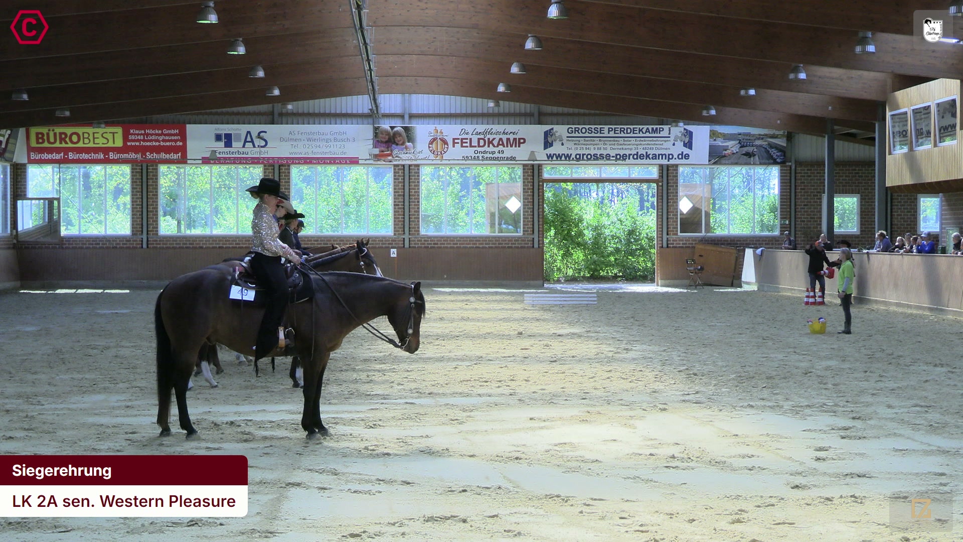 Siegerehrungs-Clip LK 2A sen. Western Pleasure