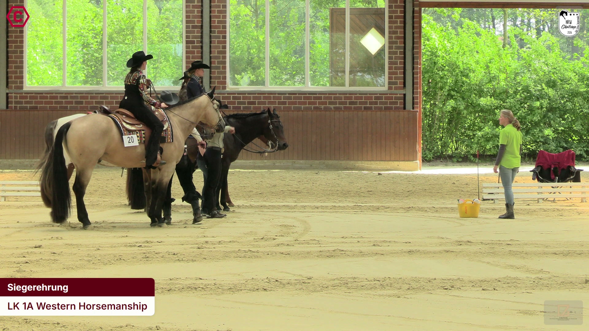 Siegerehrungs-Clip LK 1A Western Horsemanship