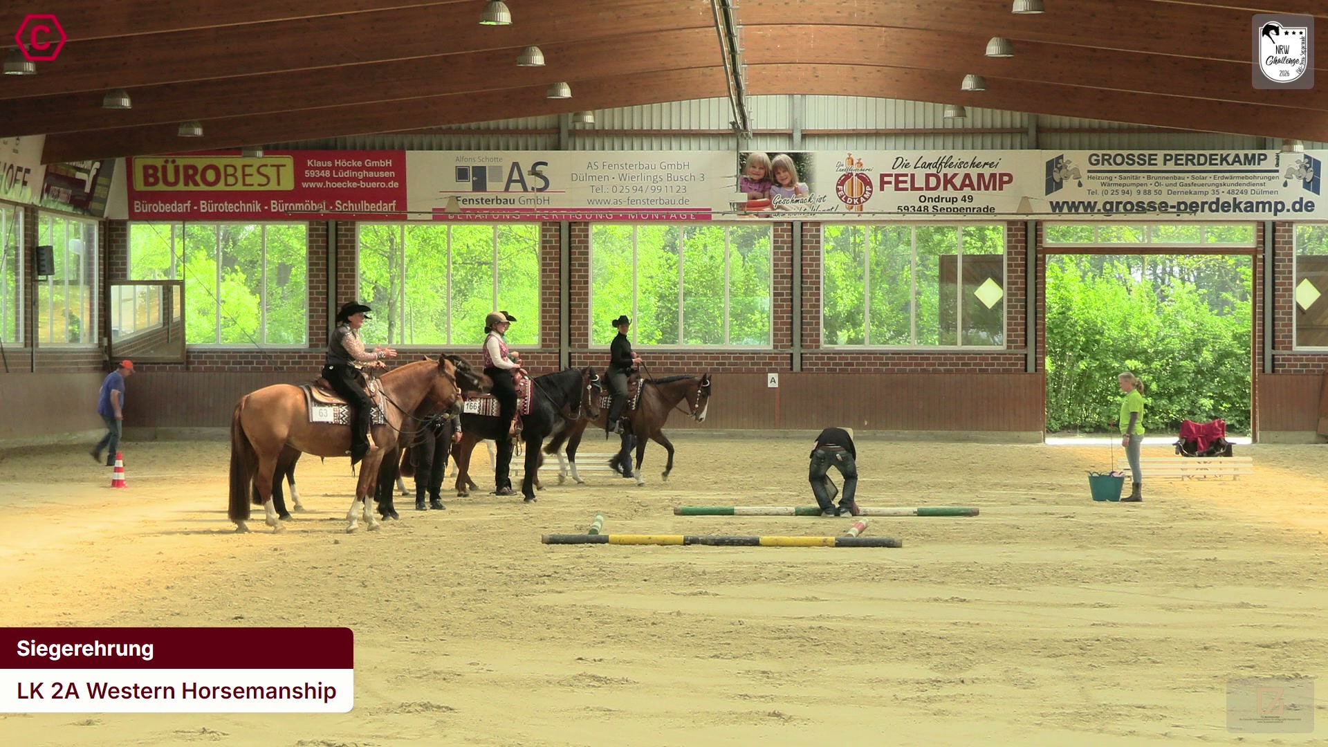 Siegerehrungs-Clip LK 2A Western Horsemanship