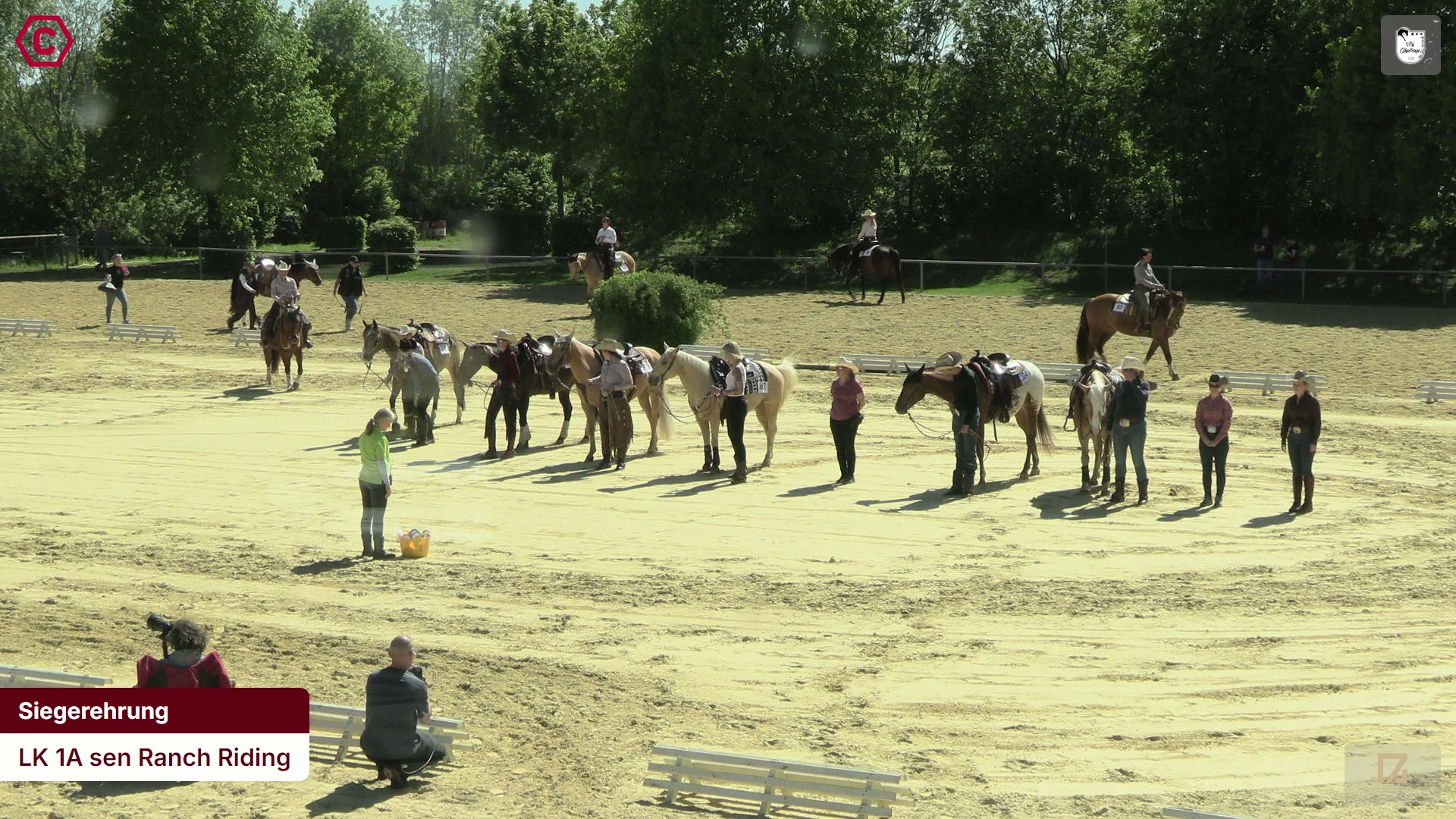 Siegerehrungs-Clip LK 1A sen Ranch Riding