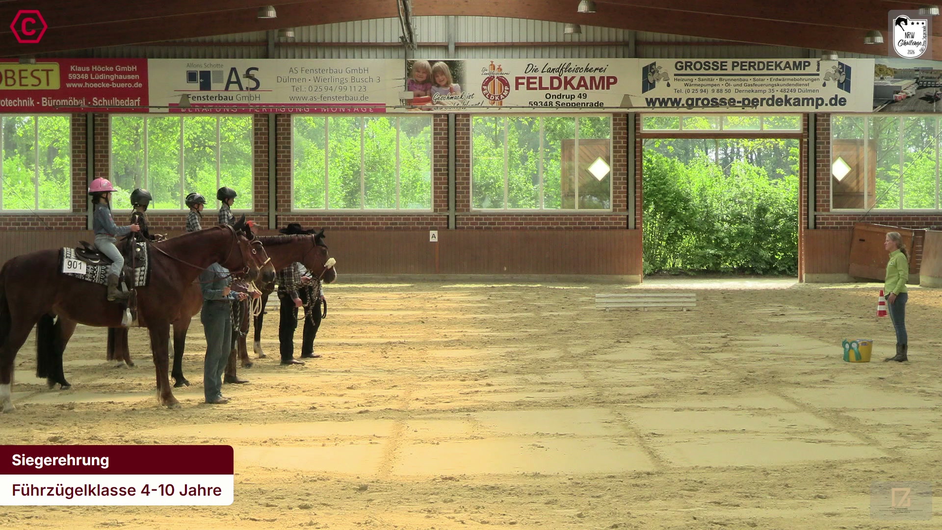 Siegerehrungs-Clip Führzügelklasse 4-10 Jahre