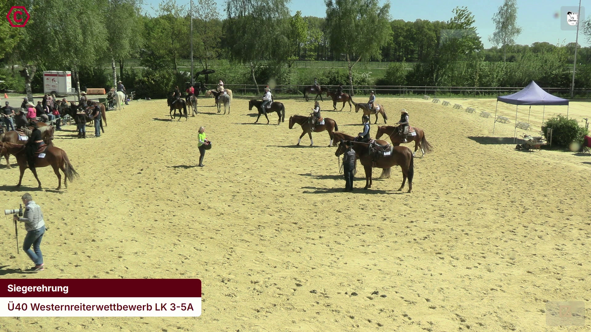 Siegerehrungs-Clip Ü40 Westernreiterwettbewerb LK 3-5A