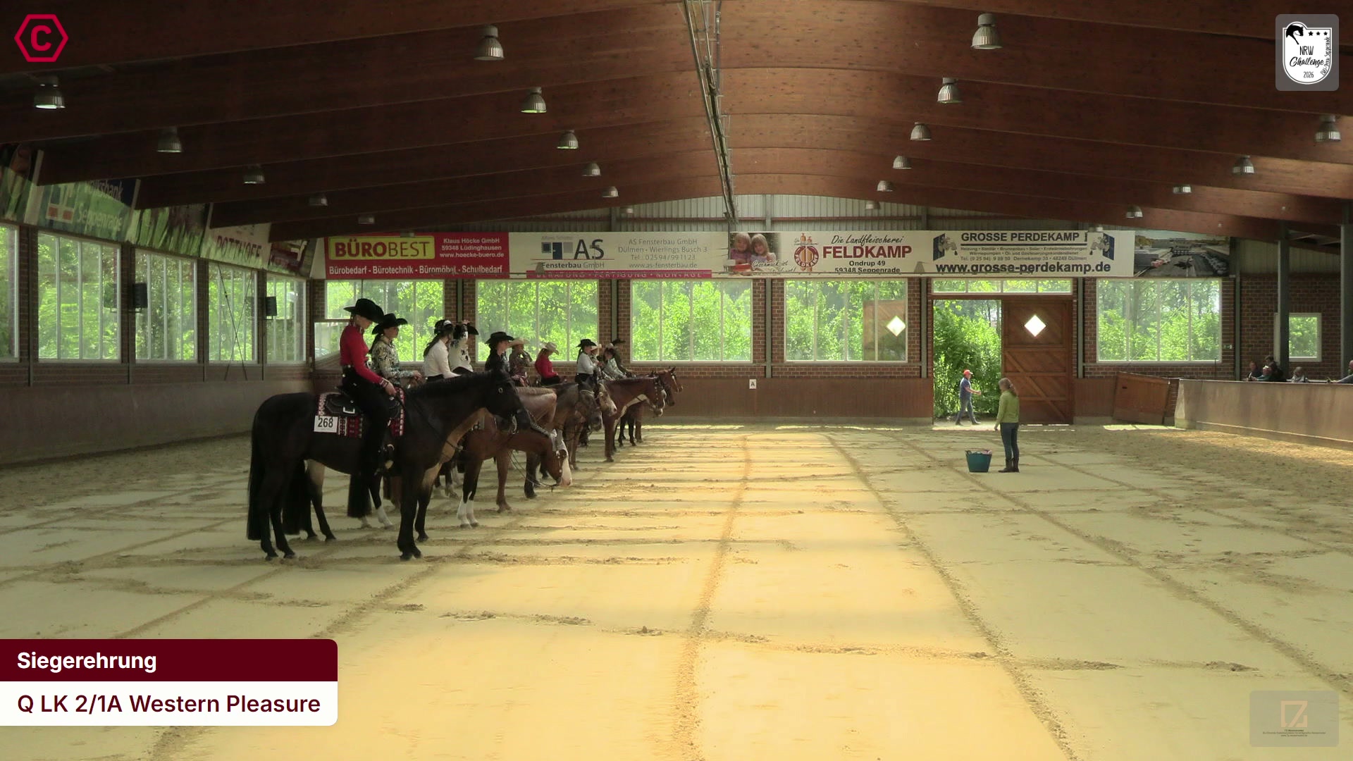 Siegerehrungs-Clip Q LK 2/1A Western Pleasure