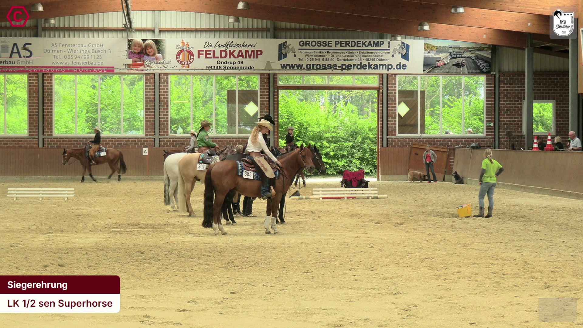 Siegerehrungs-Clip LK 1/2 sen Superhorse