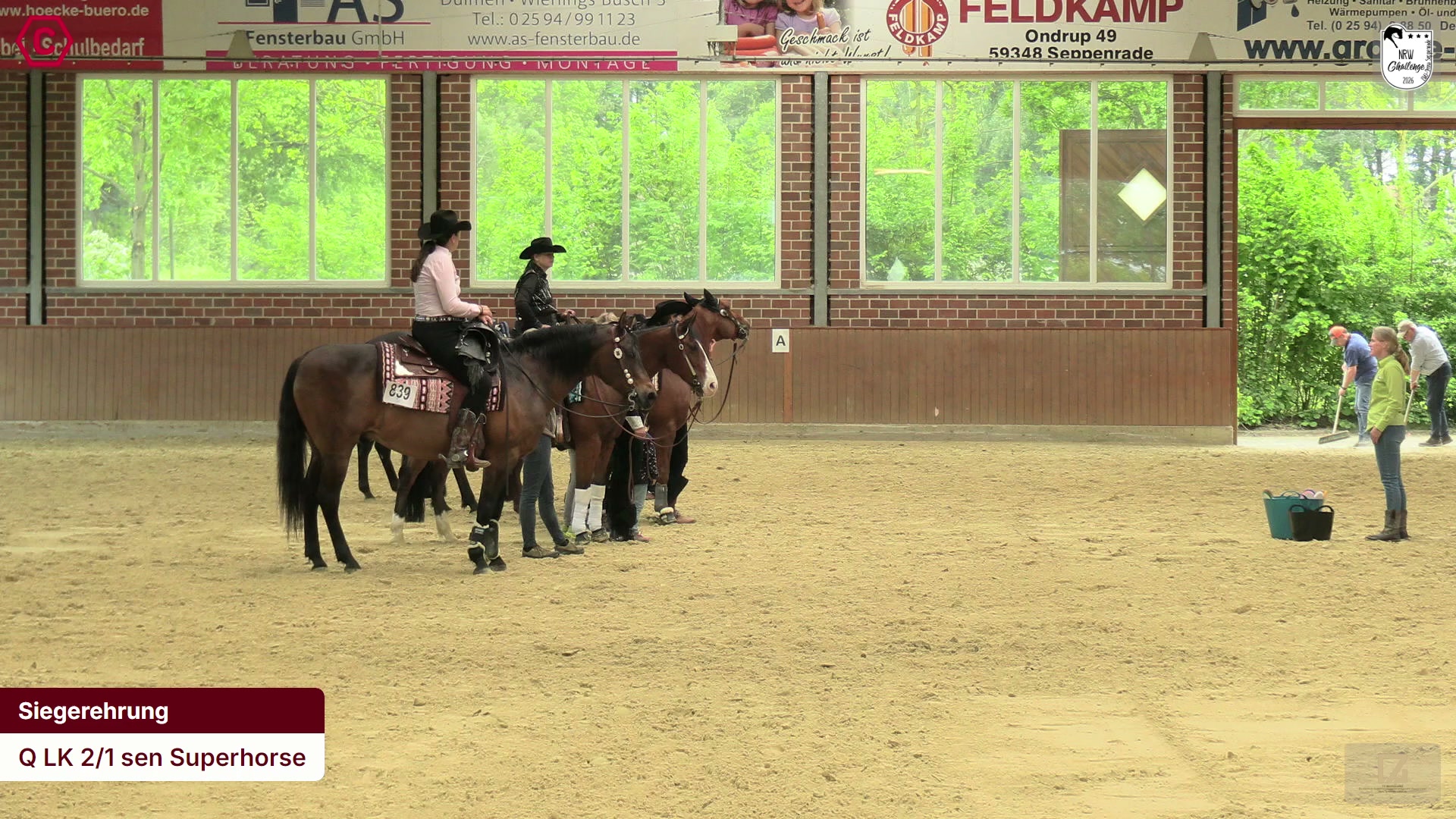 Siegerehrungs-Clip Q LK 2/1 sen Superhorse