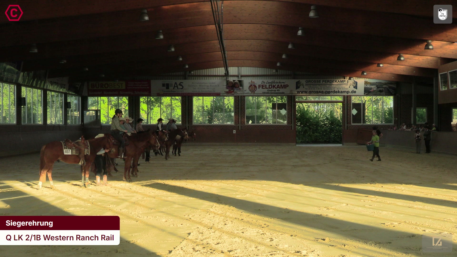 Siegerehrungs-Clip Q LK 2/1B Western Ranch Rail