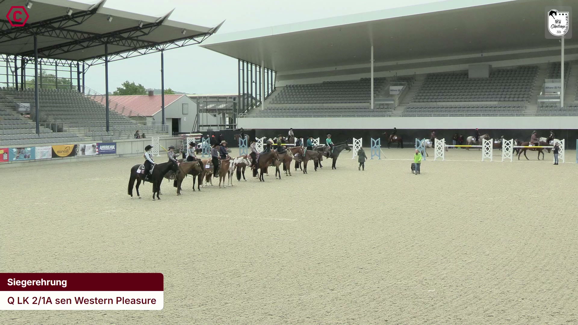 Siegerehrungs-Clip Q LK 2/1A sen Western Pleasure