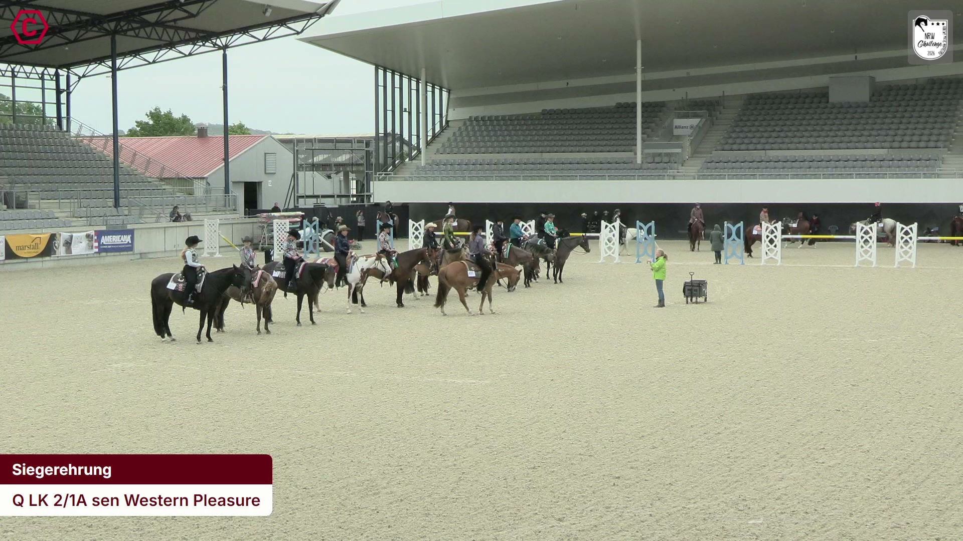 Siegerehrungs-Clip Q LK 2/1A sen Western Pleasure