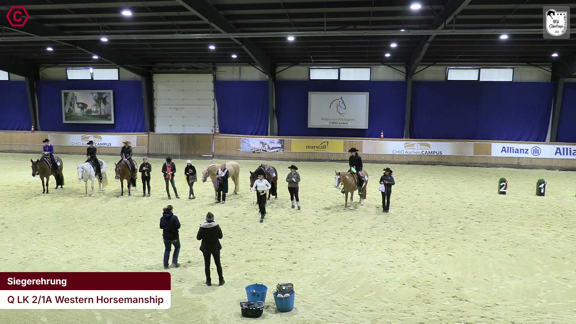 Siegerehrungs-Clip Q LK 2/1A Western Horsemanship