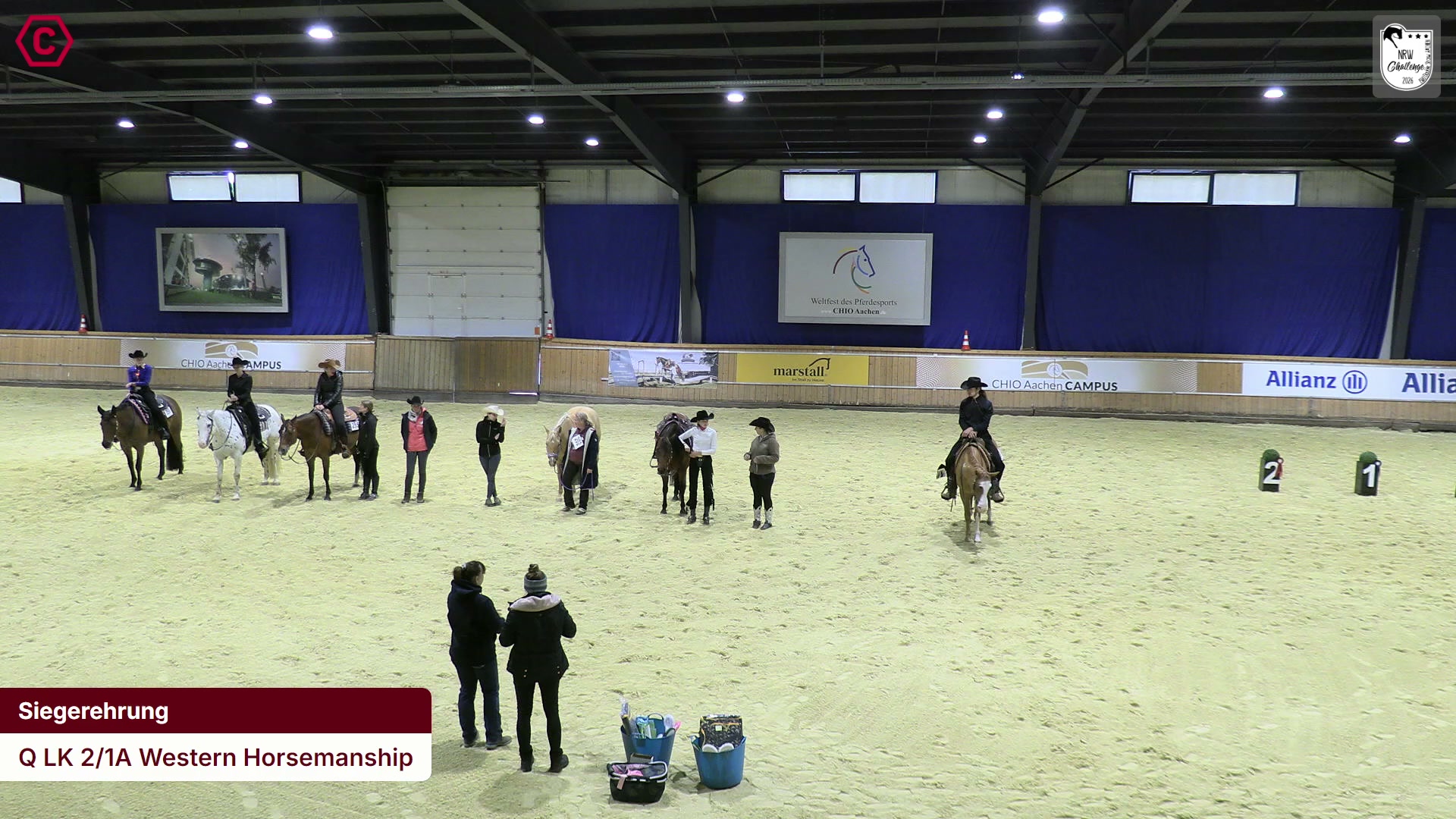 Siegerehrungs-Clip Q LK 2/1A Western Horsemanship