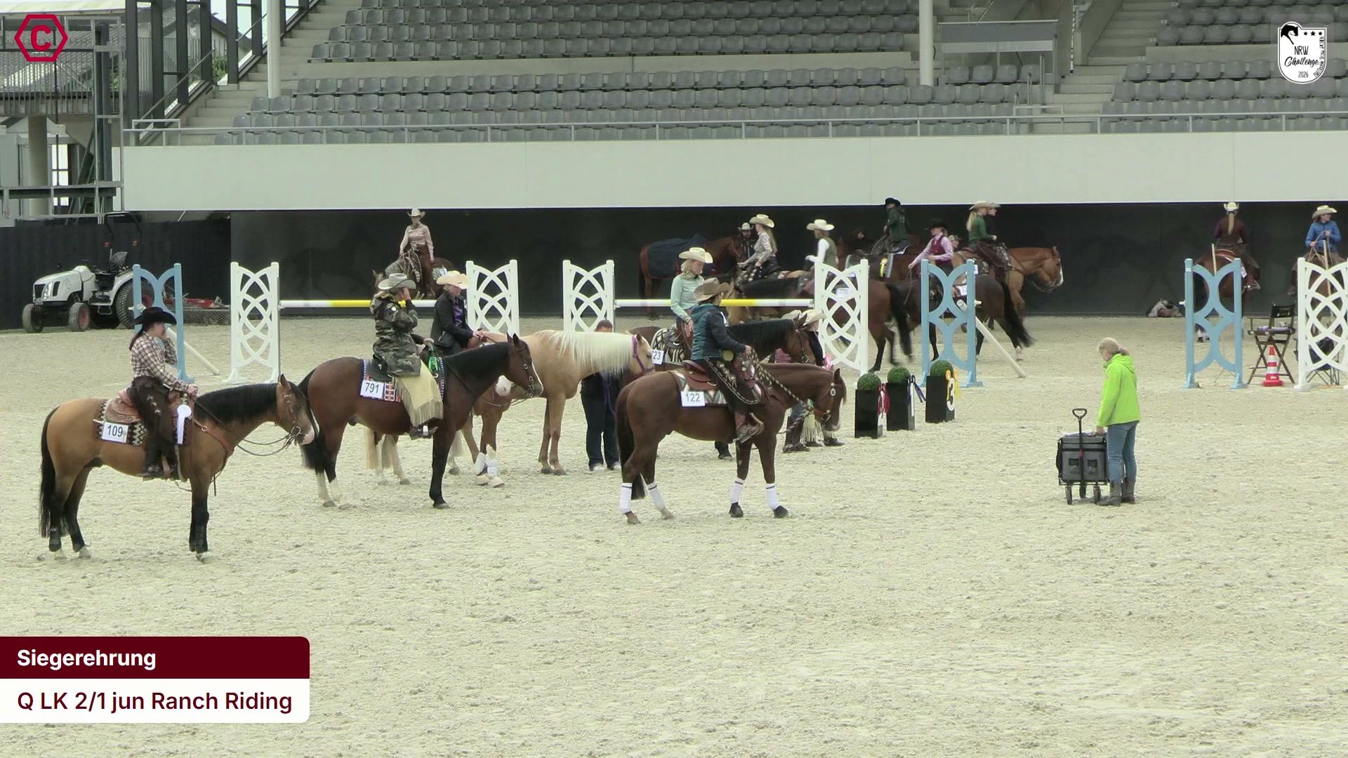 Siegerehrungs-Clip Q LK 2/1 jun Ranch Riding