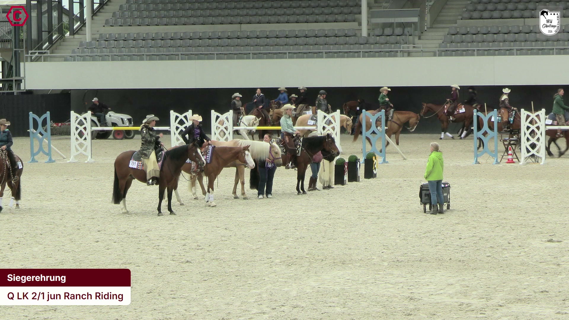 Siegerehrungs-Clip Q LK 2/1 jun Ranch Riding