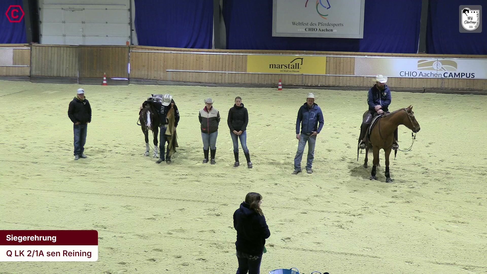Siegerehrungs-Clip Q LK 2/1A sen Reining