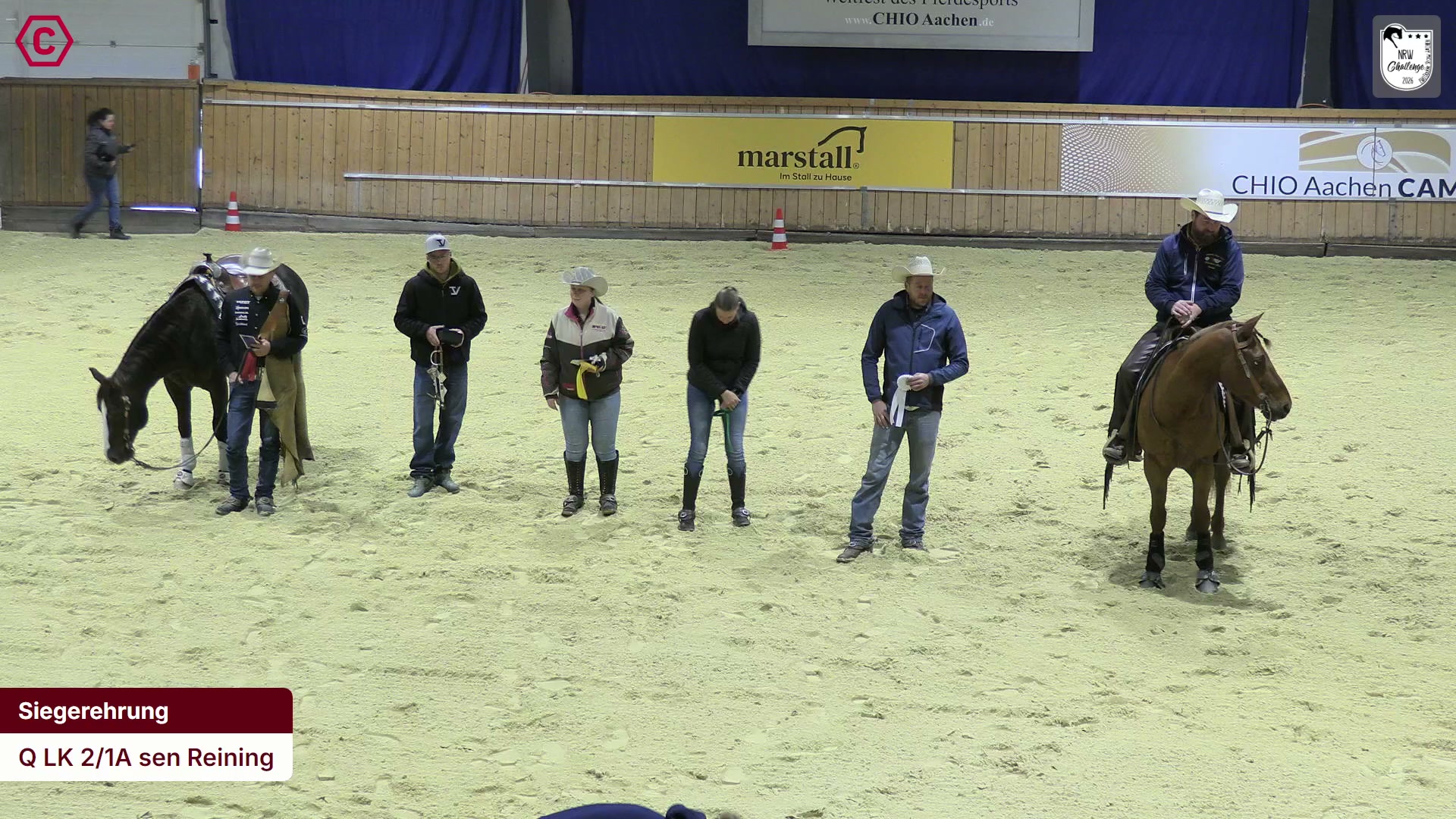 Siegerehrungs-Clip Q LK 2/1A sen Reining