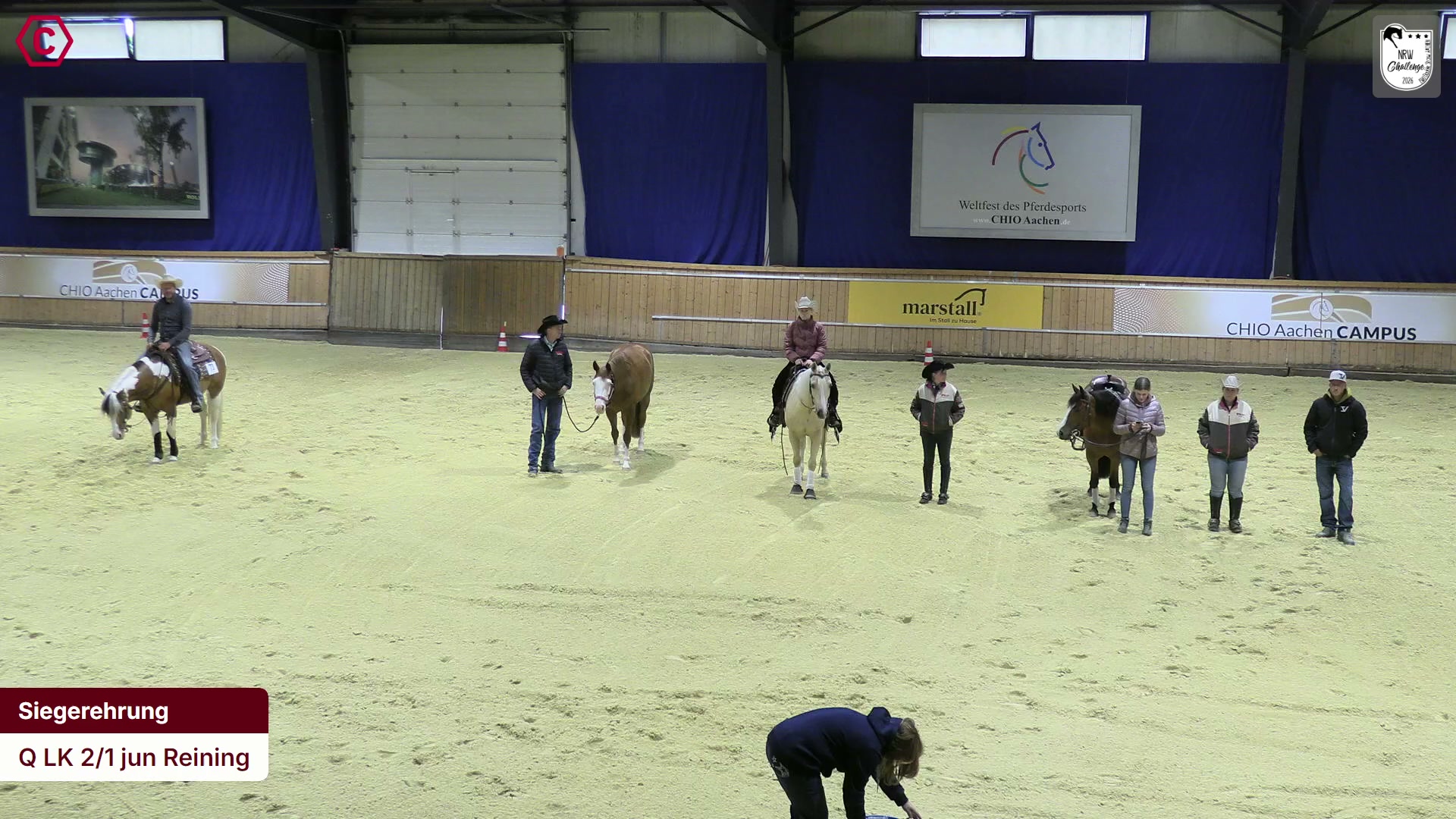 Siegerehrungs-Clip Q LK 2/1 jun Reining