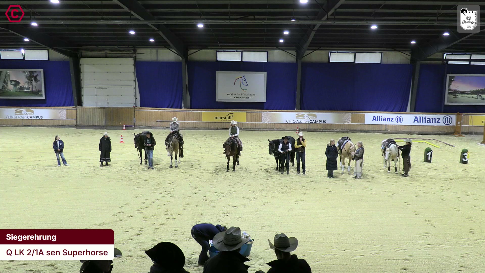 Siegerehrungs-Clip Q LK 2/1A sen Superhorse