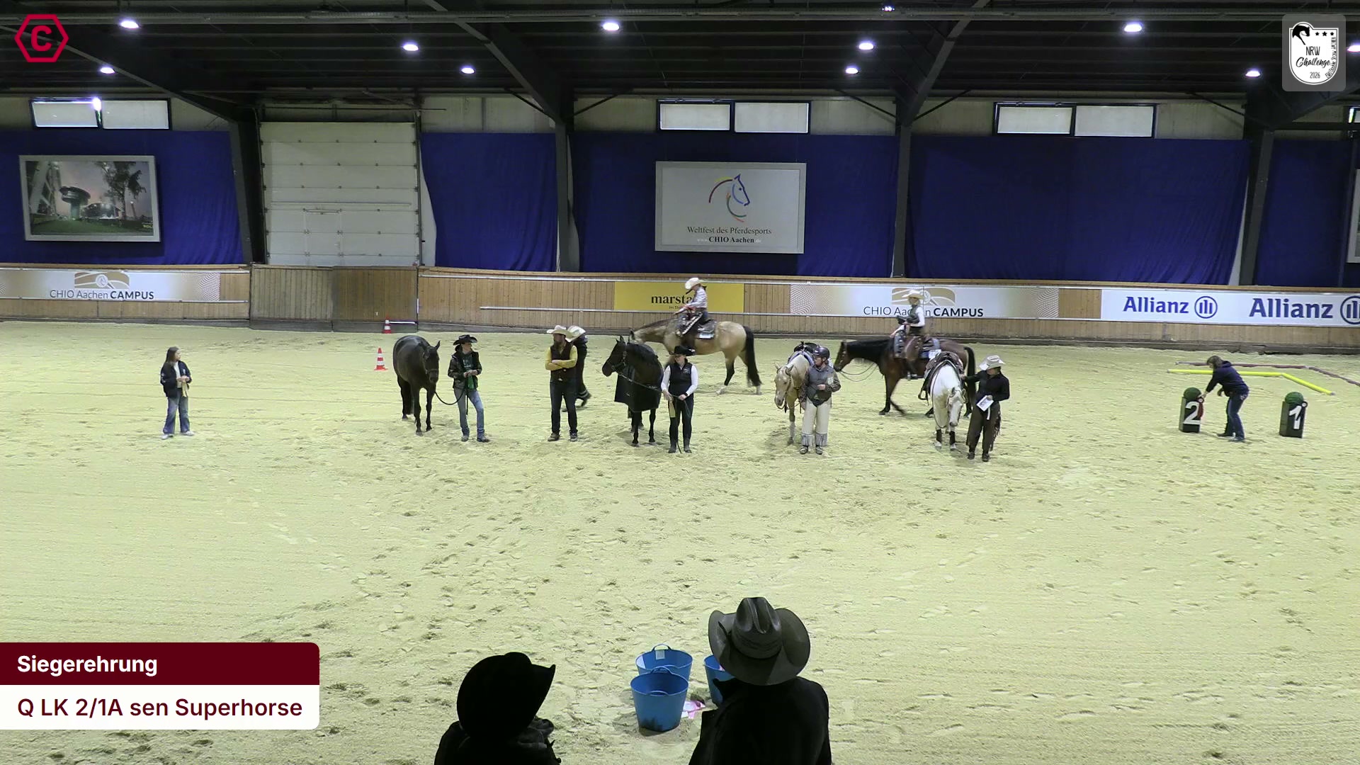 Siegerehrungs-Clip Q LK 2/1A sen Superhorse