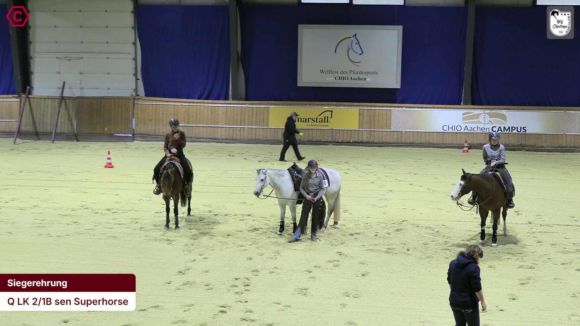 Siegerehrungs-Clip Q LK 2/1B sen Superhorse