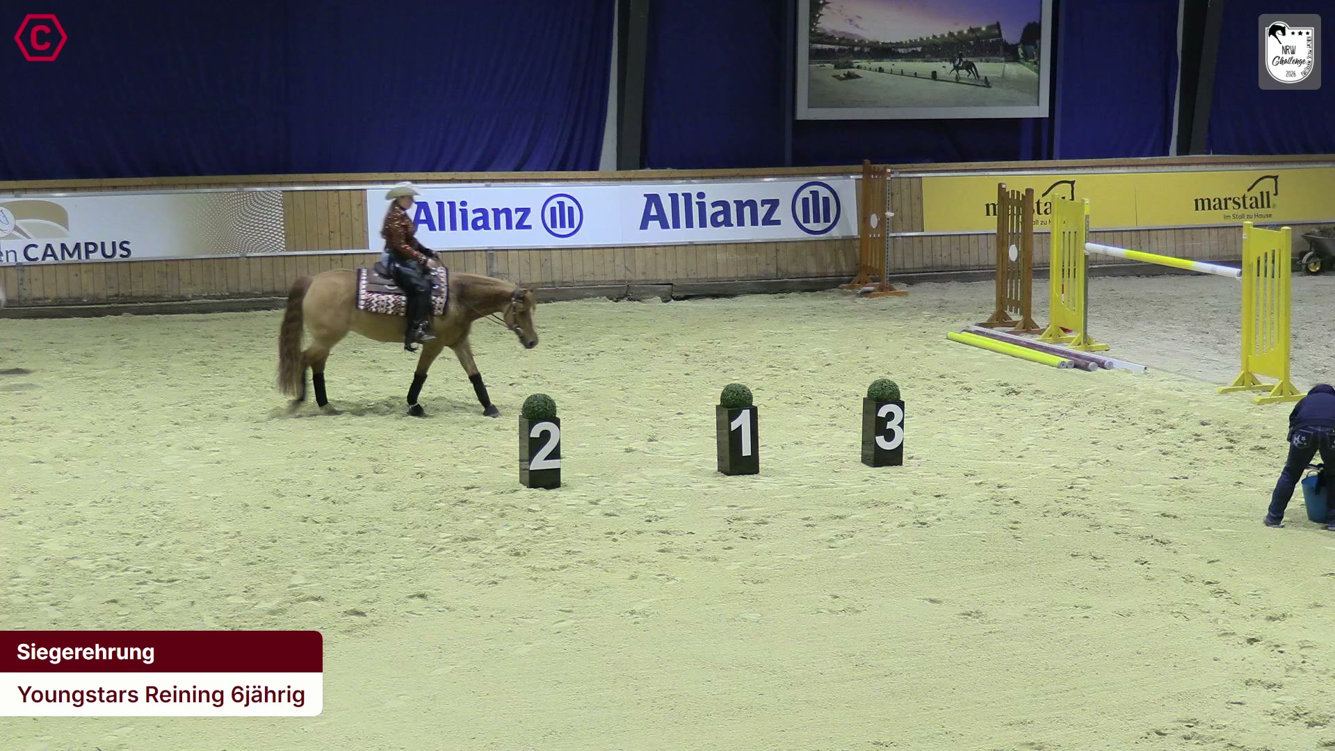 Siegerehrungs-Clip Youngstars Reining 6jährig