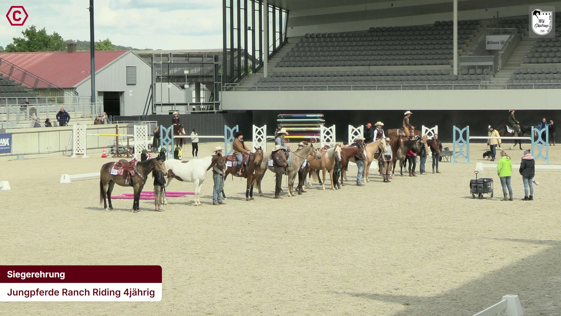 Siegerehrungs-Clip Jungpferde Ranch Riding 4jährig
