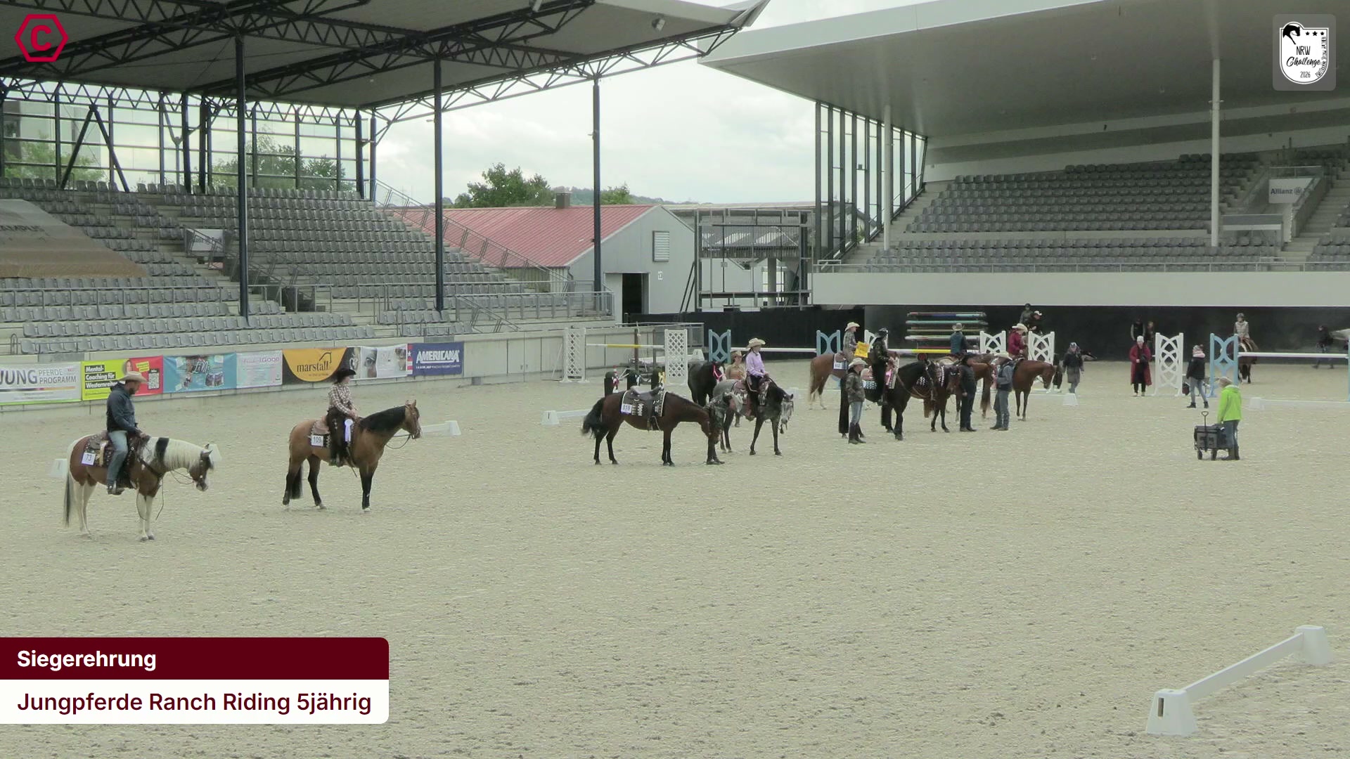 Siegerehrungs-Clip Jungpferde Ranch Riding 5jährig